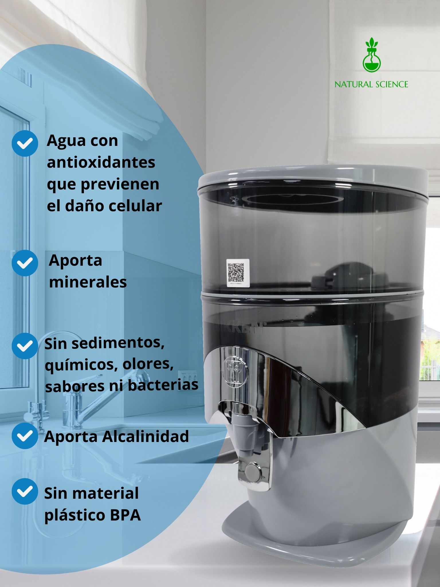 Filtro de agua nikken
